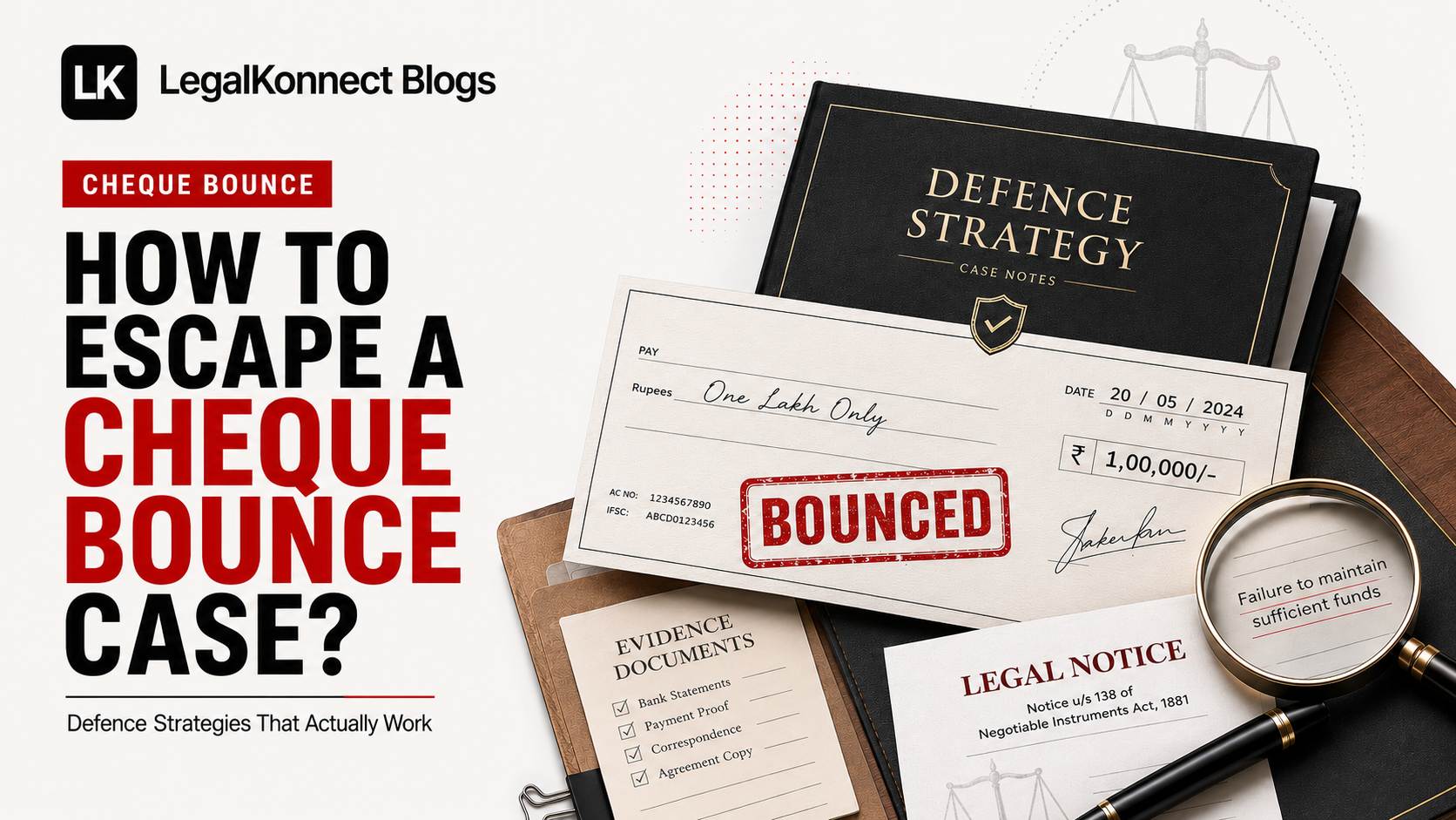 How to Escape a Cheque Bounce Case: Defence Strategies That Actually Work