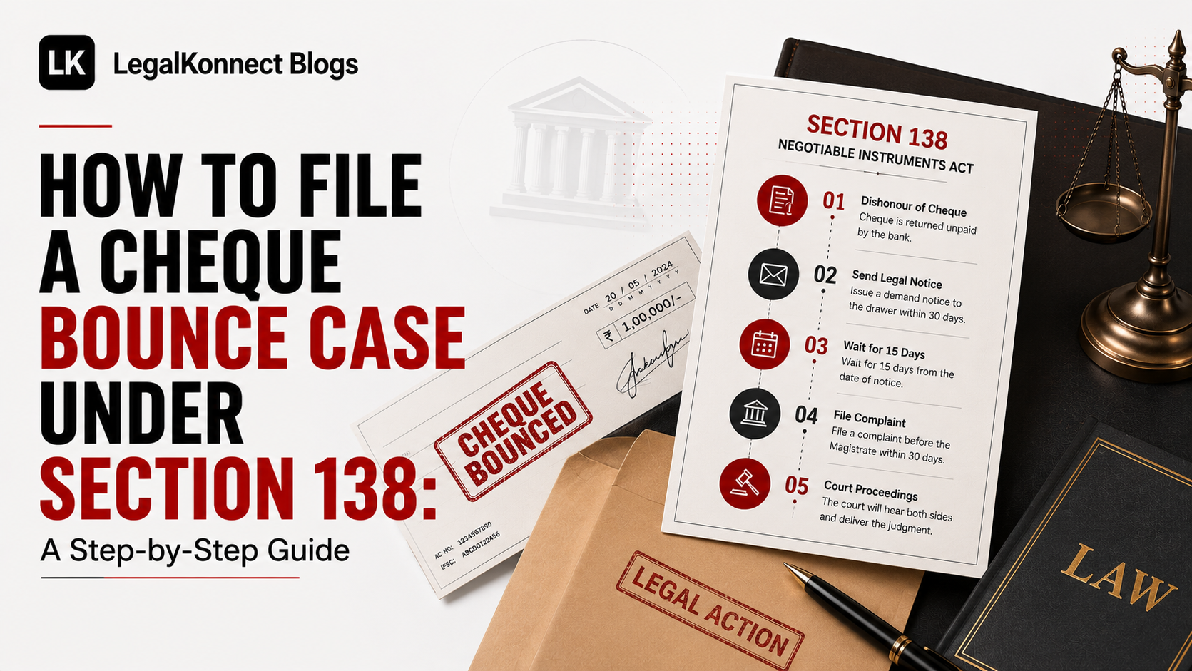 How to File a Cheque Bounce Case Under Section 138: A Step-by-Step Guide